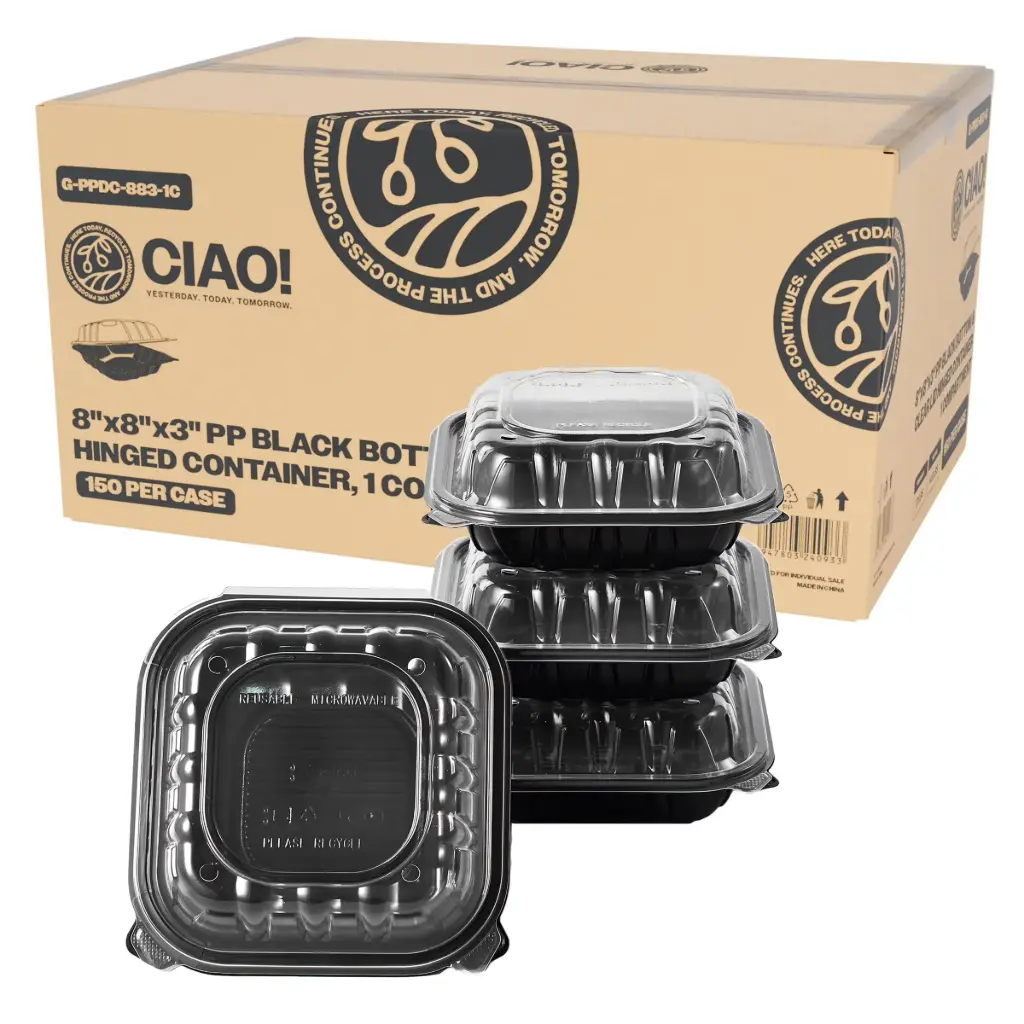   CR883 8x8x3 Food Container 250 CT