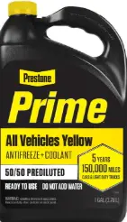 Prestone All Vehicles Yellow Concentrate Antifreeze 6/1