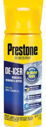 Prestone Spray De-Icer W/Scraper 11 Oz