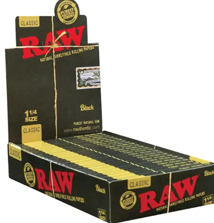 Raw Black Classic 1 1/4 - 24ct