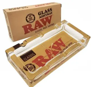 Raw Glass Ash Tray Classic