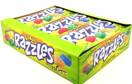 Razzles Sour Original Assorted 24-1.4oz