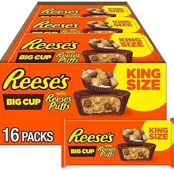 Reeses Big Cup With Reeses's Puff 16-2.4 Oz