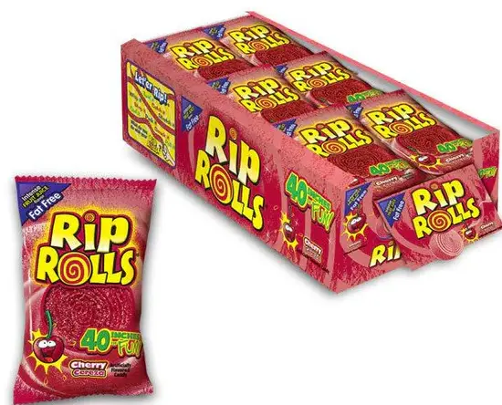 Rip Rolls Cherry 24ct 1.4oz