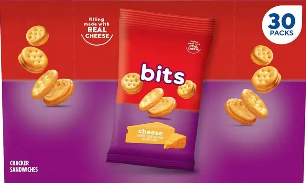 Ritz Bits Cheese Crackers 30-1.5oz
