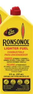 Ronson Lighter Fuel 8 oz - Single