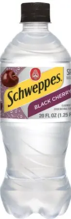 Schweppes Seltzer Black Cherry 24-20 Oz(Deposit Included)