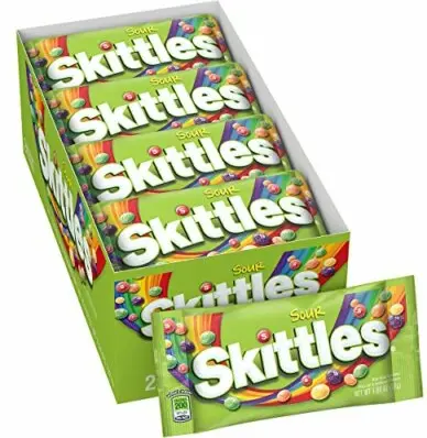 Skittles Sour Single Size 24-1.8oz