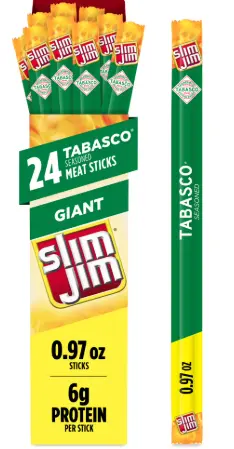 Slim Jim Giant Tobasco 24-0.97oz