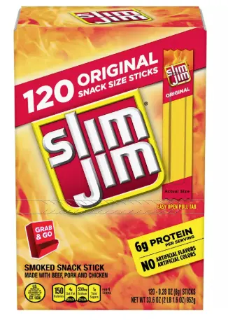 Slim Jim Smoked Snack Stick 120-0.28oz
