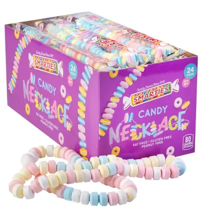Smarties Necklace Candy 24-17.7oz