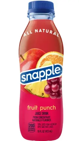 Snapple 16 Oz Bottle - Fruit Punch