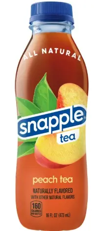 Snapple 16 Oz Bottle - Peach Iced Tea