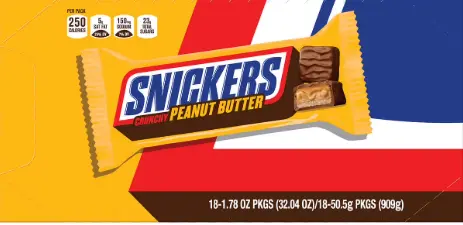 Snickers Crunchy Peanut Butter 18-1.78 Oz