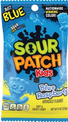 Sour Patch Kids Blue Raspberry Peg Bag