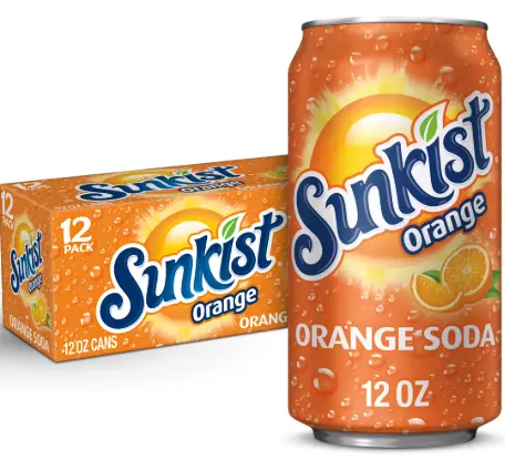 SUNKIST - Orange12 pack 12 Oz Can