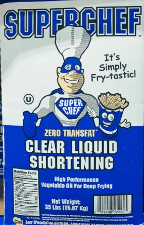 Super Chef Clear Liquid Oil 35 Lb