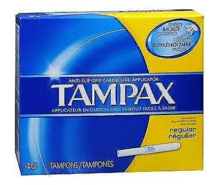 Tampax Regular Unscented 6 Pk