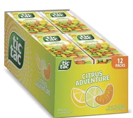 Tic Tac Citrus Adventure 12-100ct