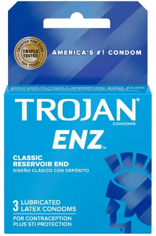 Trojan Enz Blue 6-3ct