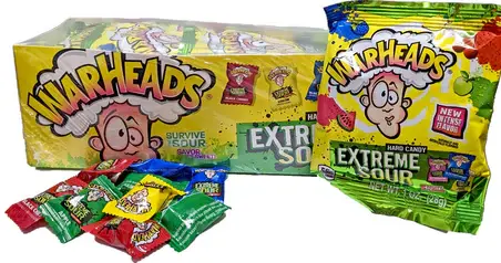 Warheads Extreme Sour Hard 12-1oz