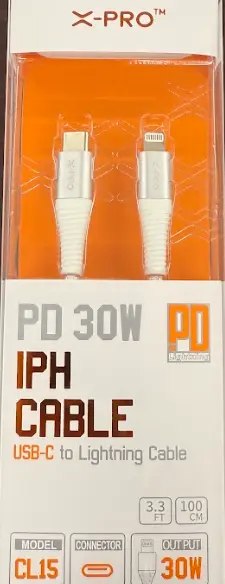 X-Pro CL15 Iphone Cable