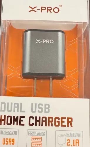 X-Pro USA9 Dual Usb Home Adapter Premium