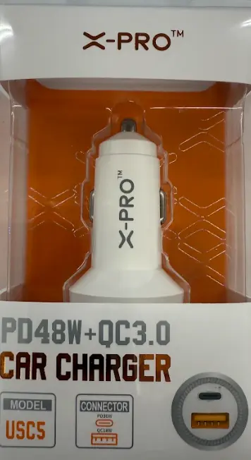X-Pro USC5 PD 20w Car Adapter
