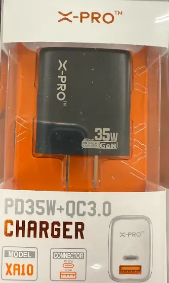X-Pro XA10 PD 35w-QC3.0 Charger