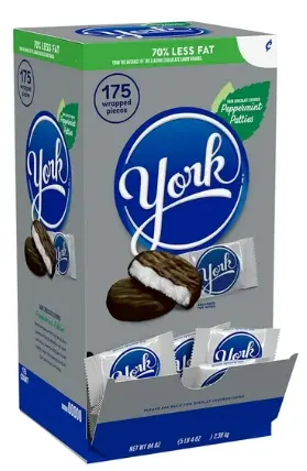 York Dark Chocolate Peppermint Patties 175-0.48oz