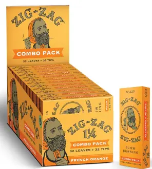 Zig Zag Combo French Orange 24-1/4