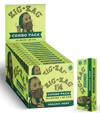 Zig Zag Combo Organic Hemp 24-1/4