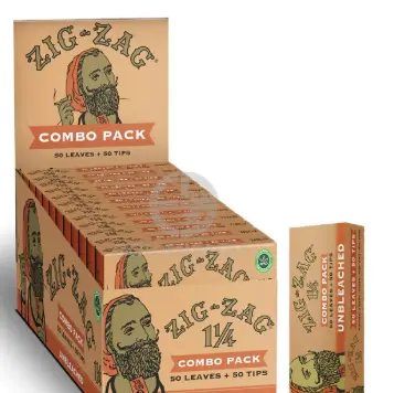 Zig Zag Combo Unbleached 24-1/4