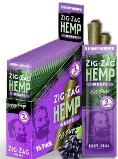 Zig Zag Wraps Hemp OG Purp 25-2pk