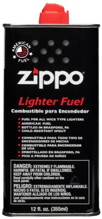 Zippo Lighter Fuel 12 oz-Single