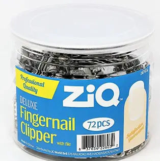 Ziq Nail Clippers 72 Pcs