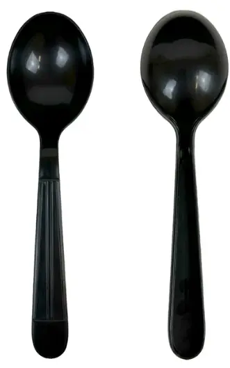 Black Soup Spoons
