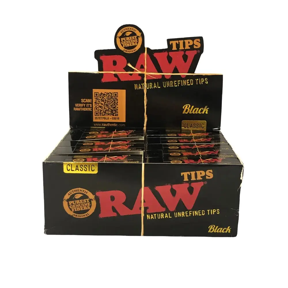 Raw Tips Black 50 CT