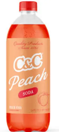 C&C Peach 24 Oz
