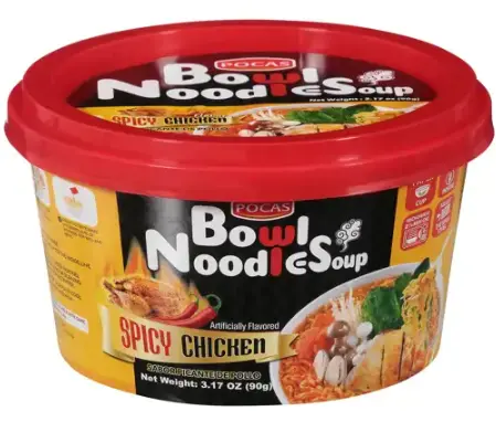 Pocas Bowl Noodles Spice Chicken