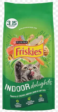 Friskies Indoor Delights Cat Food 4-3.15 Lb