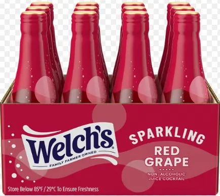 Welch's Sparkling Red Grape 12-8.4 Oz