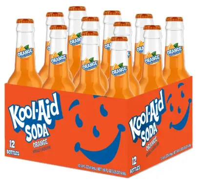 KoolAid Soda 12-12 Oz Orange