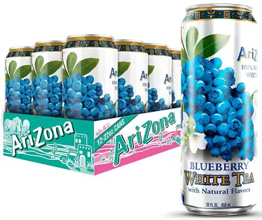 Arizona White Tea Blueberry 24-22 Oz