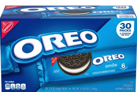 Oreo 30-2.4 Oz Packs