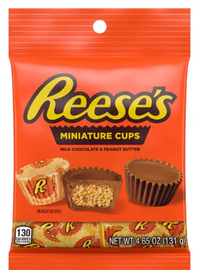 Reeses Peanut Butter Cup Miniatures 12-4.65 Oz