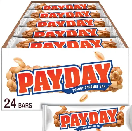 Payday Peanut Caramel Bar 24-1.85 Oz