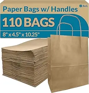 Paper Bags 8x4.5x10.25