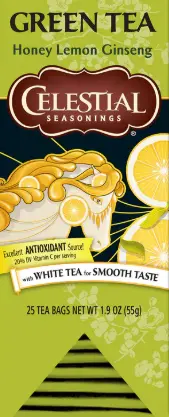 Celestial Green Tea Honey Lemon 25 CT