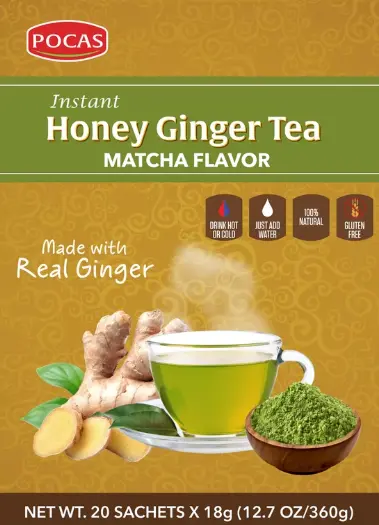 Pocas Honey Ginger Tea Matcha 20 CT